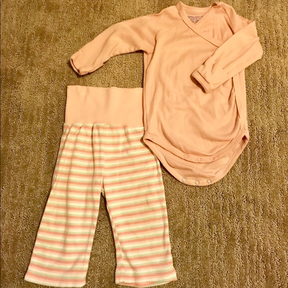Under the Nile - Kimono Shirt & Foldover Pant Set